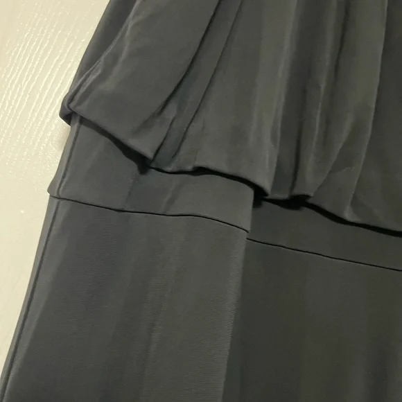 White House Black Market Black Dress with Silver Accents - Picture 8 of 11